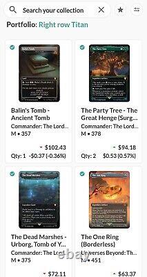 Lot Of 85 Mtg Lotr Tcg! Worth $1,400+? All Cards Nmob! Legendary, Foil, More