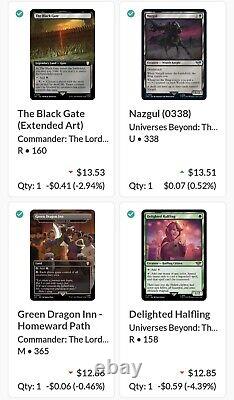 Lot Of 85 Mtg Lotr Tcg! Worth $1,400+? All Cards Nmob! Legendary, Foil, More