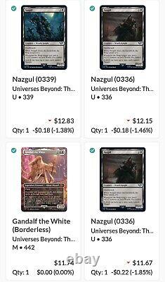 Lot Of 85 Mtg Lotr Tcg! Worth $1,400+? All Cards Nmob! Legendary, Foil, More
