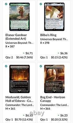 Lot Of 85 Mtg Lotr Tcg! Worth $1,400+? All Cards Nmob! Legendary, Foil, More
