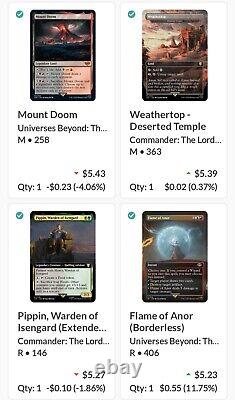 Lot Of 85 Mtg Lotr Tcg! Worth $1,400+? All Cards Nmob! Legendary, Foil, More