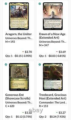 Lot Of 85 Mtg Lotr Tcg! Worth $1,400+? All Cards Nmob! Legendary, Foil, More