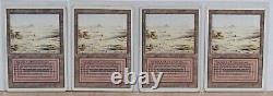 MAGIC THE GATHERING MTG BADLANDS x 4 REVISED DUAL LAND MP/HP