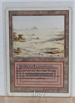 MAGIC THE GATHERING MTG BADLANDS x 4 REVISED DUAL LAND MP/HP