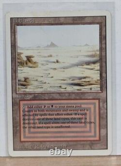 MAGIC THE GATHERING MTG BADLANDS x 4 REVISED DUAL LAND MP/HP