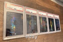 MG Oil Slick Foil Full Art Land Complete Set x5 PSA Graded SEQUENTIAL LOW POP