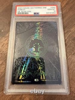 MG Oil Slick Foil Full Art Land Complete Set x5 PSA Graded SEQUENTIAL LOW POP