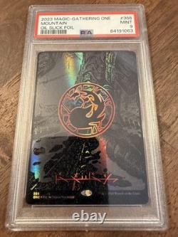 MG Oil Slick Foil Full Art Land Complete Set x5 PSA Graded SEQUENTIAL LOW POP