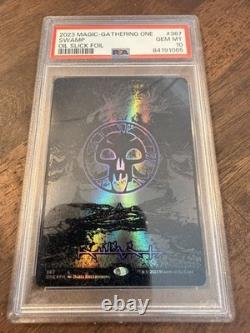 MG Oil Slick Foil Full Art Land Complete Set x5 PSA Graded SEQUENTIAL LOW POP