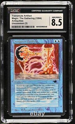 MINT TRANSMUTE ARTIFACT MTG Antiquities Set 1994 CGC Graded Magic Card bgs psa
