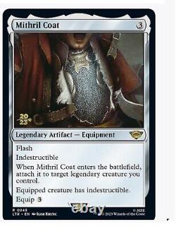 MITHRIL COAT PRERELEASE FOIL LOTR +10 Random Rares MTG Magic the Gathering