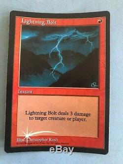 MTG 1 x Foil Lightning Bolt (Promo) Magic The Gathering (No reserve)