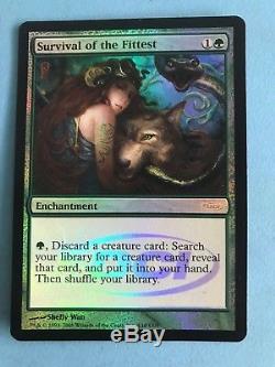MTG 1 x Foil Survival of the Fittest (Promo) Magic The Gathering (No reserve)