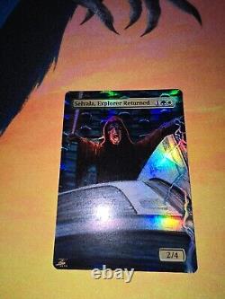 MTG ALTERED 1X Foil Selvala, Explorer Returned magic the gathering Hand Painted