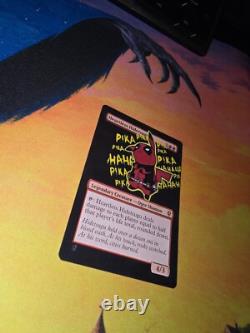 MTG ALTERED 1X Heartless Hidetsugu magic the gathering hand paint Pika DEADPOOL