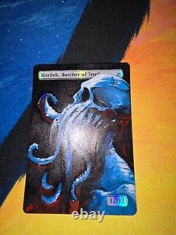 MTG ALTERED FOIL 1X Kozilek, Butcher of Truth magic the gathering hand painted