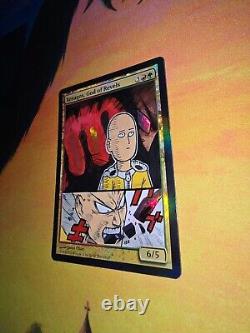 MTG ALTERED Foil 1X Xenagos, God of Revels magic the gathering hand painted OPM
