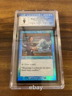 MTG? ARCHIVIST FOIL? 7th Edition CGC Quad 9's+ MINT RARE Creature 2001 LOW POP