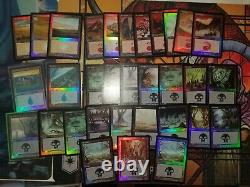 MTG All Foil / Full Art / Promo Land Lot Magic Collection All Pictured
