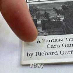 MTG Alpha Rulebook 1993 Magic the Gathering Rule Book WOTC Richard Garfield