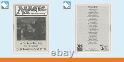MTG Alpha Rulebook 1993 Magic the Gathering Rule Book WOTC Richard Garfield