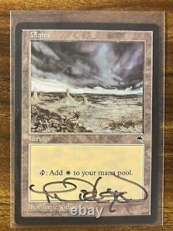 MTG? Artist Signed PLAINS-Ant Hill ART PRINT & CARD? Tempest MINT 1997 Nielsen Art