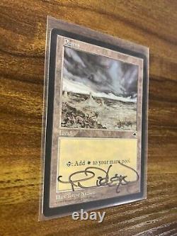 MTG? Artist Signed PLAINS-Ant Hill ART PRINT & CARD? Tempest MINT 1997 Nielsen Art
