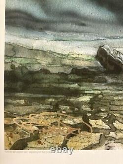 MTG? Artist Signed PLAINS-Rocks ART PRINT & CARD? Tempest NM/M 1997 T. Nielsen Art