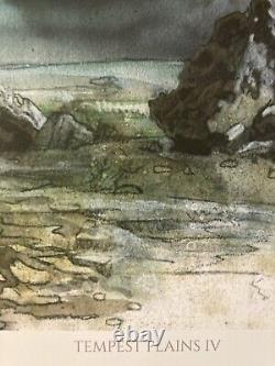 MTG? Artist Signed PLAINS-Rocks ART PRINT & CARD? Tempest NM/M 1997 T. Nielsen Art