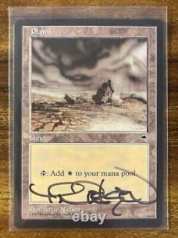 MTG? Artist Signed PLAINS-Rocks ART PRINT & CARD? Tempest NM/M 1997 T. Nielsen Art