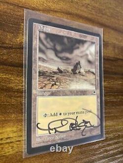 MTG? Artist Signed PLAINS-Rocks ART PRINT & CARD? Tempest NM/M 1997 T. Nielsen Art