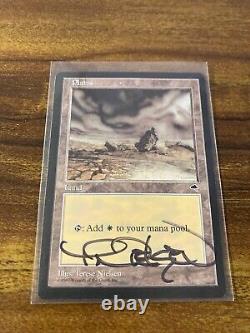 MTG? Artist Signed PLAINS-Rocks ART PRINT & CARD? Tempest NM/M 1997 T. Nielsen Art