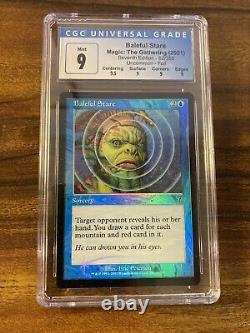 MTG? BALEFUL STARE FOIL? 7th Edition CGC Quad 9's+ MINT UNCOMMON Sorcery LOW POP