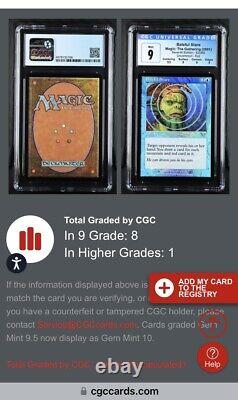 MTG? BALEFUL STARE FOIL? 7th Edition CGC Quad 9's+ MINT UNCOMMON Sorcery LOW POP