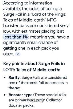 MTG? BRIDGE OF KHAZAD-DUM Brdless/Ext Art SURGE FOIL? LTC PSA 10 MYTHIC Artifact