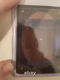 MTG Black Knight Beta Magic The Gathering HP Damaged With Crease