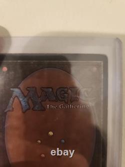 MTG Black Knight Beta Magic The Gathering HP Damaged With Crease