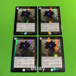 MTG Black Lotus FOIL Duel Masters Collaboration Parallel Japanese 4 Cards Set