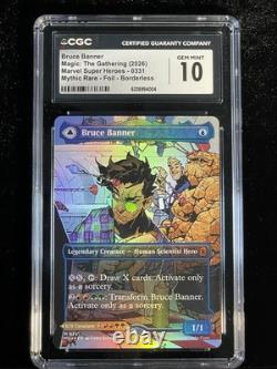 MTG Bruce Banner/Incredible Hulk Legendary Creature Borderless Mythic Rare Foil