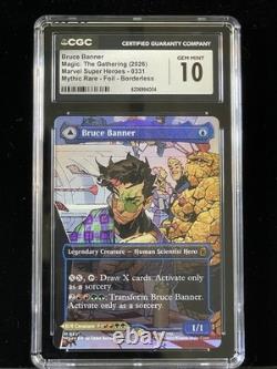 MTG Bruce Banner/Incredible Hulk Legendary Creature Borderless Mythic Rare Foil