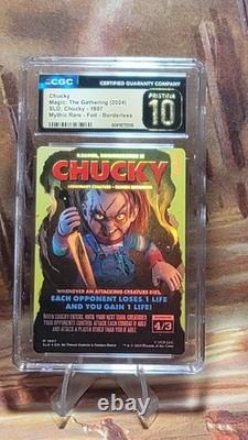 MTG Chucky #1807 Foil Borderless SLD Child's Play Pristine 10