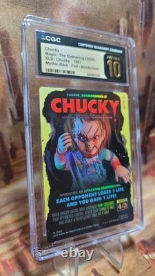 MTG Chucky #1807 Foil Borderless SLD Child's Play Pristine 10