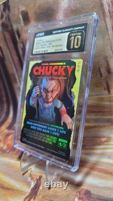 MTG Chucky #1807 Foil Borderless SLD Child's Play Pristine 10