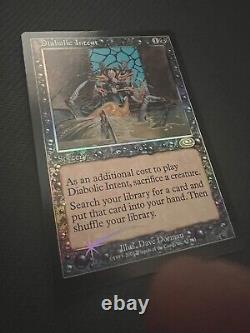 MTG DIABOLIC INTENT foil Planeshift beautiful condition see pics magic