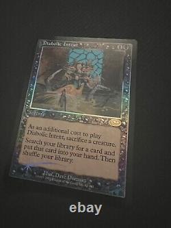 MTG DIABOLIC INTENT foil Planeshift beautiful condition see pics magic