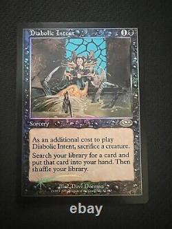 MTG DIABOLIC INTENT foil Planeshift beautiful condition see pics magic