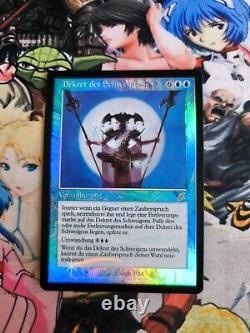 MTG Decree Of Silence NM Magic the Gathering Scourge 2003 Rare Og Plagen