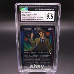 MTG Doctor Who #561 The Tenth Doctor RAINBOW FOIL CGC 9.5 POP 1 withCGC+PSA