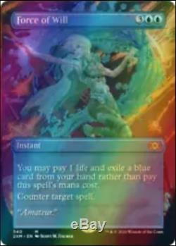 MTG Double Masters Force of Will Showcase FOIL Preorder 8/7/20 Near Mint