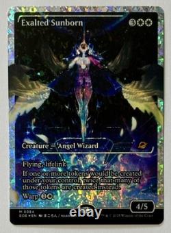 MTG Edge of Eternities (EOE 384) Exhalted Sunborn- FRACTURE FOIL NM Pack Fresh
